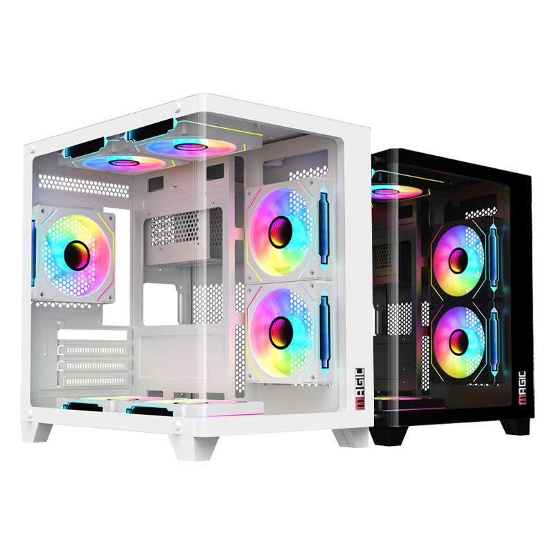 VỎ CASE MAGIC GM-02 CURVED (M-ATX) WHITE