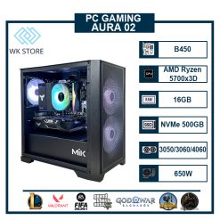 PC AURA 02 | Ryzen 7 5700x3D, 16GB Ram | RTX 3050/ 3060/ 4060
